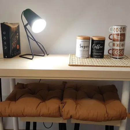 With Bathroom, Refrigerator And Microwave