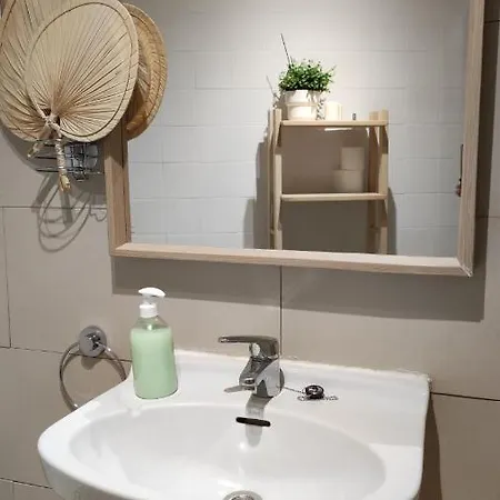 Apartment With Bathroom, Refrigerator And Microwave