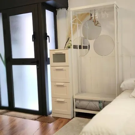 Apartment With Bathroom, Refrigerator And Microwave