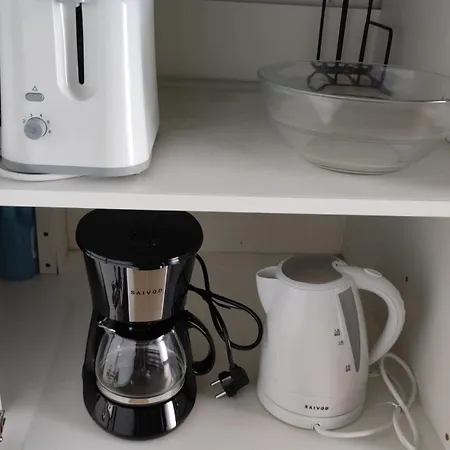 Apartment With Bathroom, Refrigerator And Microwave